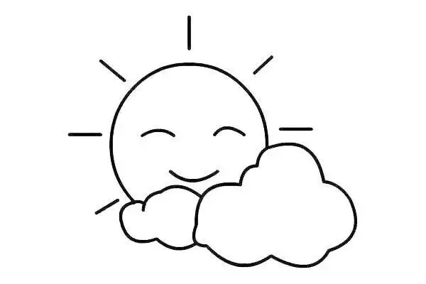 多云简笔画