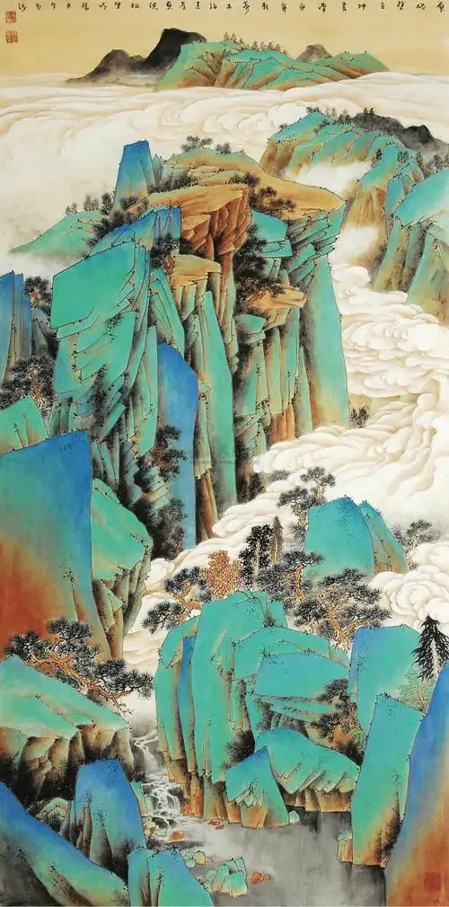 300幅当代名家青绿山水画作品赏析