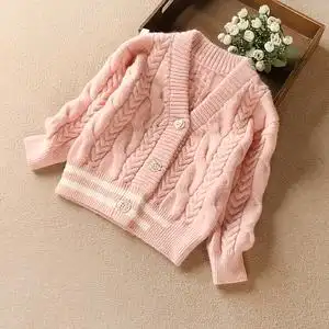 6新款7女童8毛衣9韩版12岁中大童小女孩洋气开衫外套宝宝julep