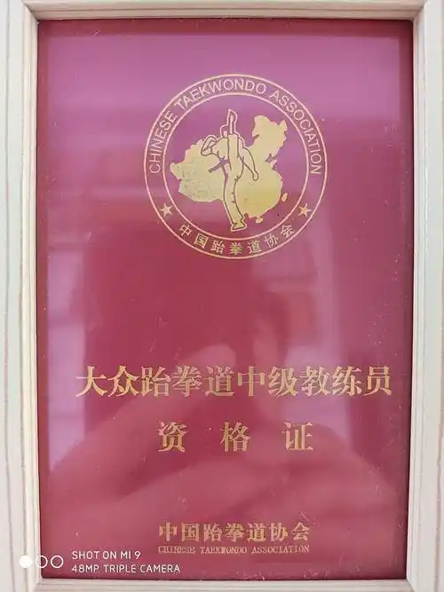 协会会员教练员资质～中国跆拳道协会黑带2段唯武堂跆拳道俱乐部,希望
