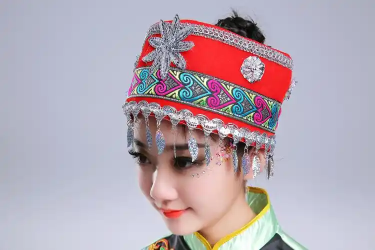 新款儿童56个民族演出服饰土家族幼儿少数民族表演服装土家舞蹈服