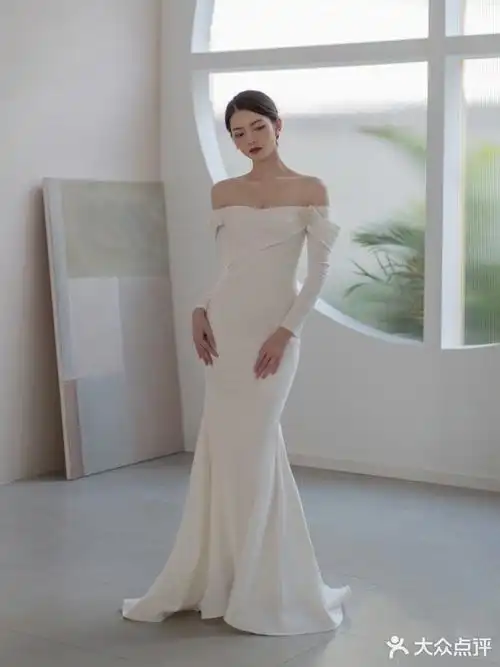浪漫的白月光鱼尾裙一见倾心的高级感