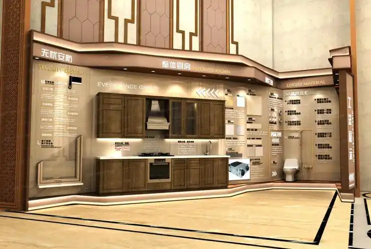 品牌墙工法墙地产展馆企业品牌墙展区|空间|展陈设计|述守之工全案