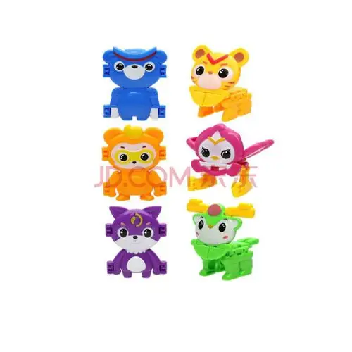 猪猪侠之竞球小英雄灵锁铁拳虎决竟竞球变形玩具变身器手表 元灵卡_含