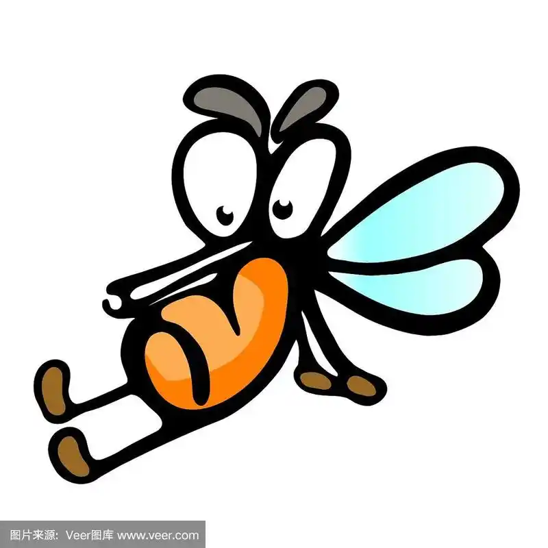 卡通蚊子