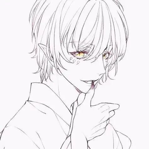 动漫男孩简笔画 动漫男孩简笔画帅气