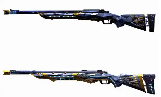 和平精英m24皮肤鉴赏,小抠脚最爱星之信仰:970元有钱人专属!_烈焰