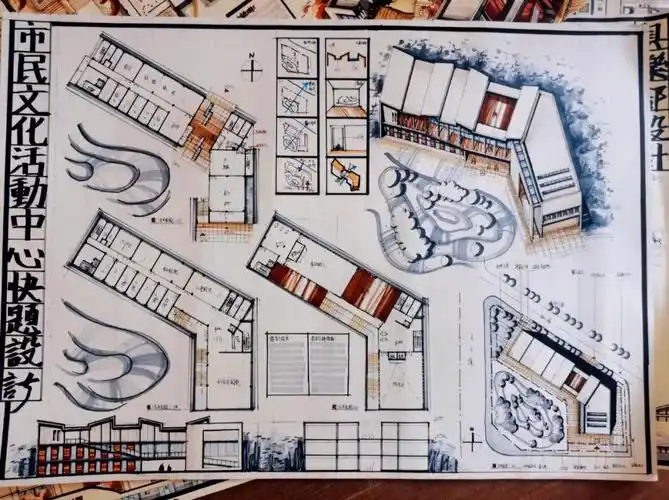 022清华大学17年建筑考研快题市民活动中心