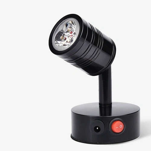 明装电池小射灯led微型迷你可充电射灯无线移动珠宝展柜柜台灯