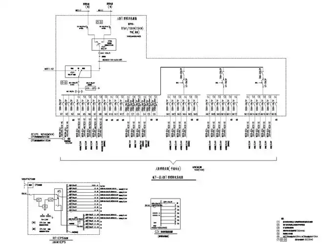知名院_上海老牌宾馆贵宾楼电气图纸-4配电系统图
