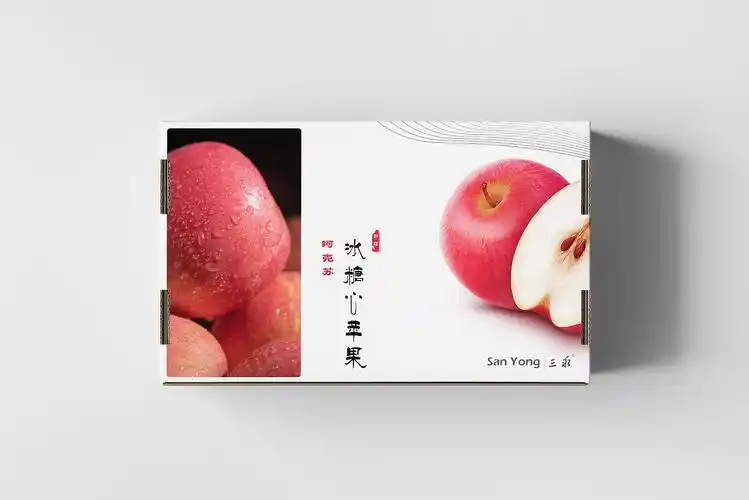 阿克苏冰糖心冰糖心苹果外包装