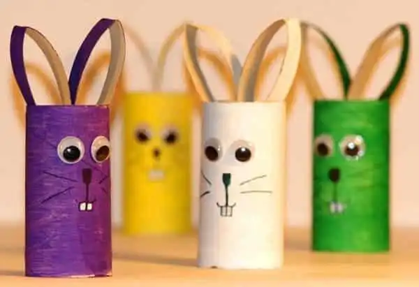 幼儿园小学生手工创意diy,卫生纸筒废物利用,制作的16种卡通小物