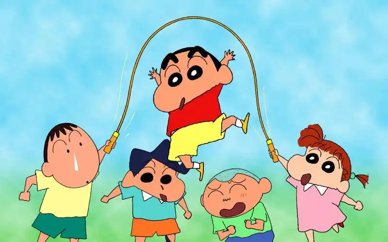 有没有蜡笔小新的高清电脑壁纸呀