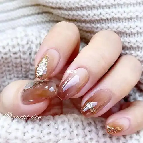 美甲  #美甲分享#日式美甲  #晕染美甲  #气质美甲