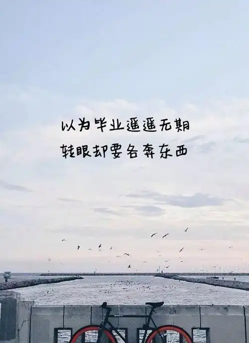 以为毕业遥遥无期,转眼却要各奔东西# 文字句子 毕业季