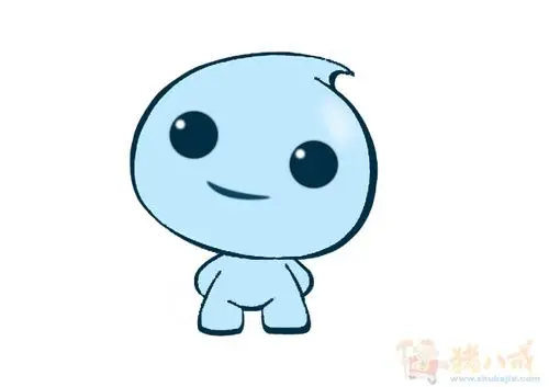 仿一个拟人化的水滴图片