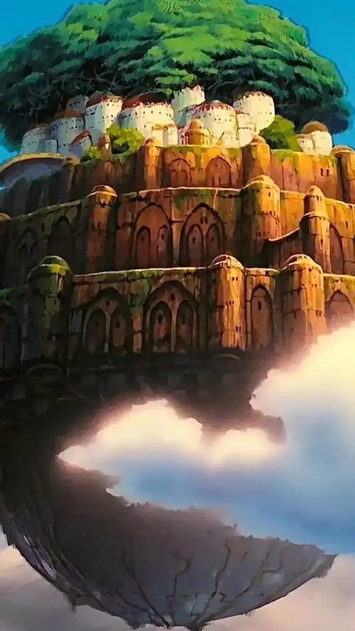 宫崎骏"天空之城"高清手机壁纸