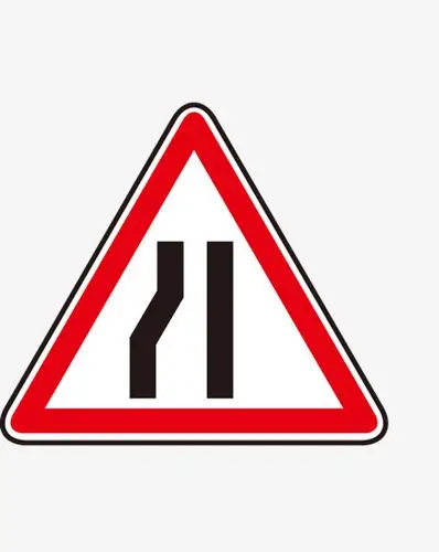 交通三角形红色标志