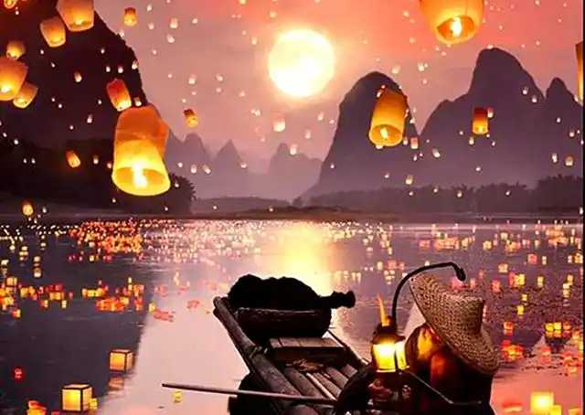 孔明灯(诗一首)