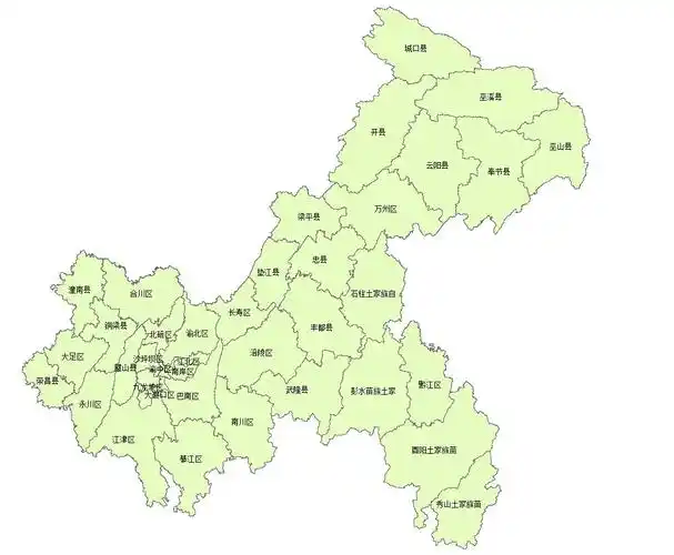 重庆市行政边界划分矢量图_重庆市街道划分行政地图gis资源-csdn博客