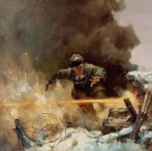 《抗美援朝》经典油画欣赏