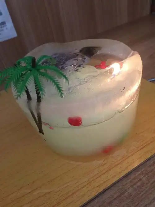 制作冰灯 我是三年三班姚广旭