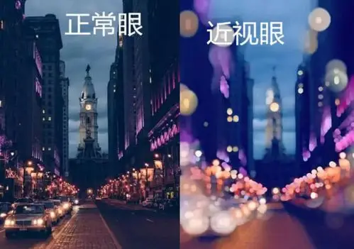 正常眼vs近视眼的世界,五十米以外人畜不分?网友:太真实了_腾讯新闻