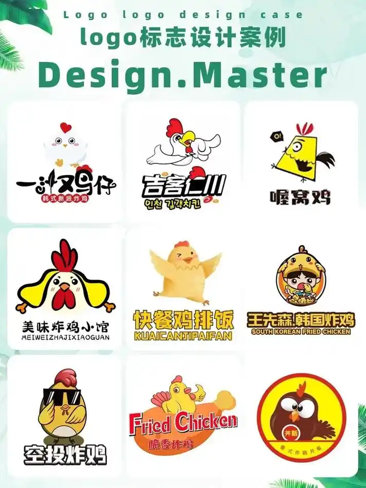 炸鸡界新宠94卡通形象炸鸡logo.90炸鸡logo|鸡排l - 抖音