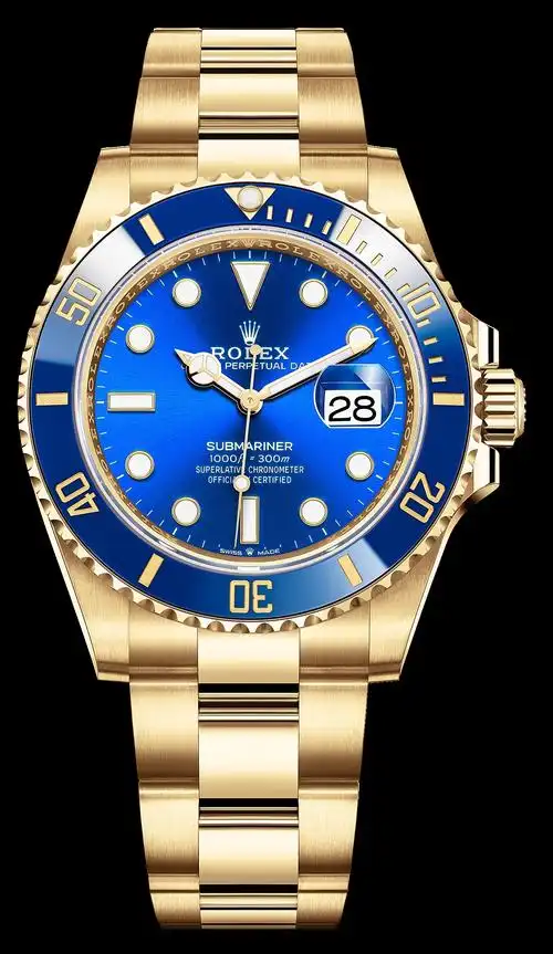 2020 年劳力士 submariner date 126618 黄金手表