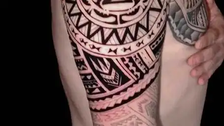 玛雅图腾 半甲纹身 图案图片 寓意