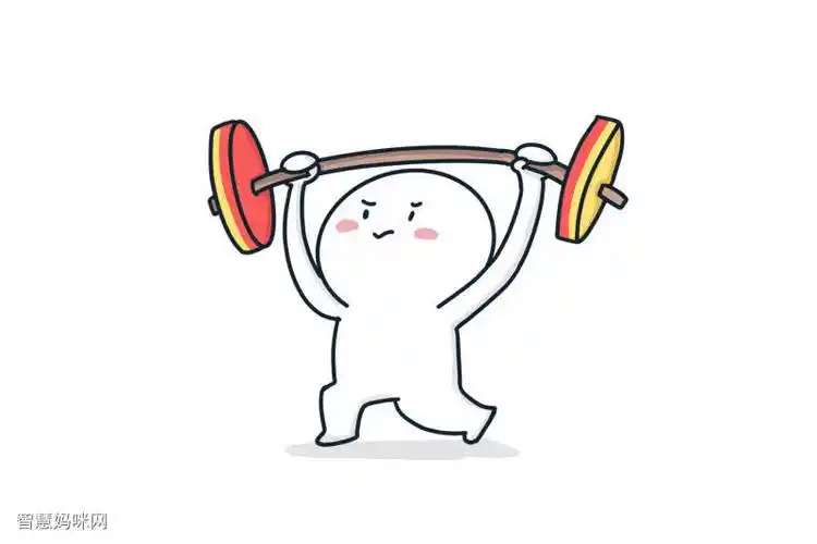 简单的奥运简笔画举重