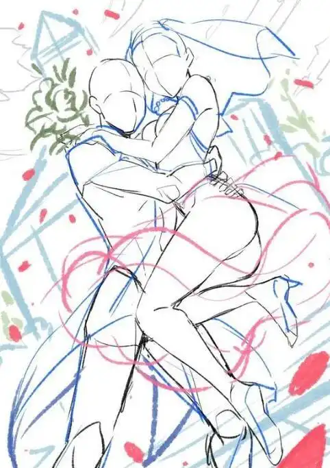 日系清新情头 钟离同人情侣头像 - 米画师