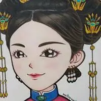 富察皇后卡通头像图片_微信头像图片大全