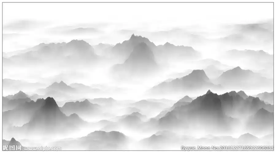 山水设计图__绘画书法_文化艺术_设计图库_昵图网nipic.com