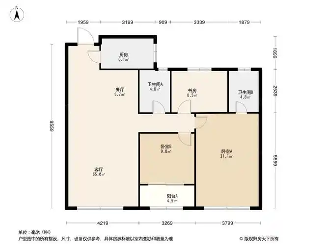 置地广场户型图