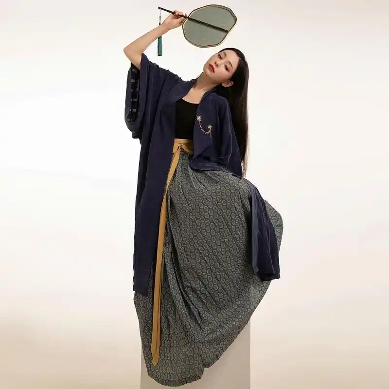 司花令原创汉服长干寺对襟长衫褙子日常复原数据含徽章现货有兴趣私信