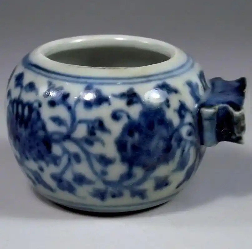 永乐青花鸟食罐