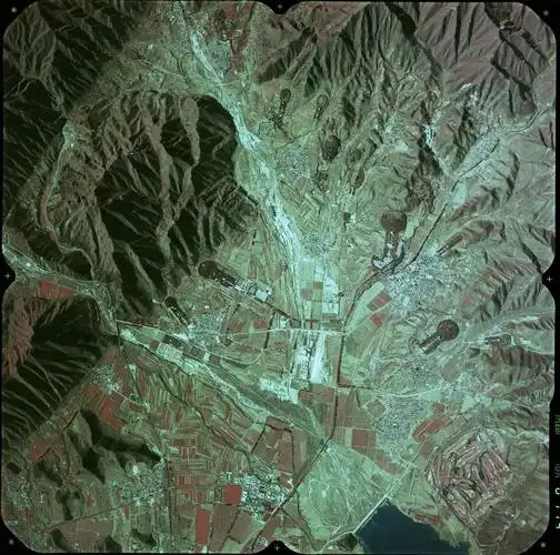 十三陵航空遥感图象