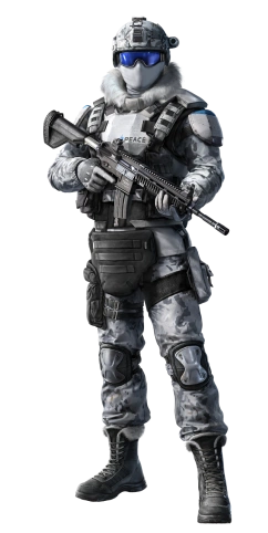 凛冬战士套装▲冰封烈焰降落伞▲冰封烈焰背包挂件▲精英空投:萌熊