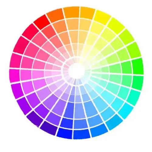 24色色相环