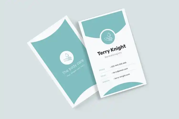 文艺的个人名片模板下载(ai,eps,pdf)