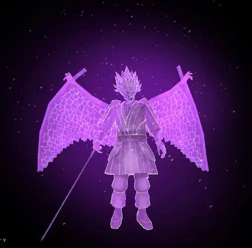 宇智波佐助完全体须佐能乎魔兽模型下载