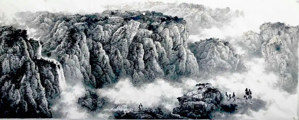 徐国人*老师,精品泼墨山水 作品欣赏