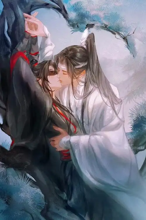 魔道祖师法语版第三卷插图,百凤山初吻!