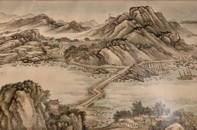 1699年清王翬长江万里图