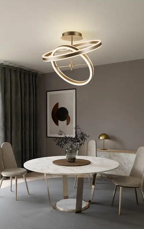 轻奢风格创意吊灯简约现代大气家用客厅餐厅个性卧室灯新款大灯具