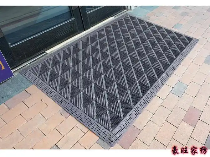 室外门口防滑垫商用地垫防水隔水三合一拼块地垫商场酒店公司门口地垫