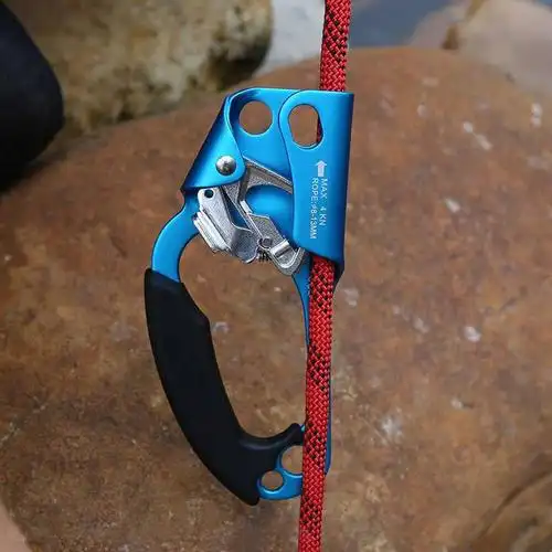 惠鑫攀爬器材右手绳索上升器登山攀岩手持式上升器绳索升降器