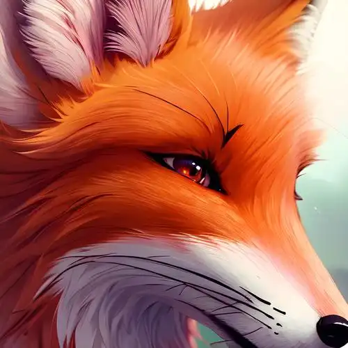 可爱的粉色狐狸图片头像