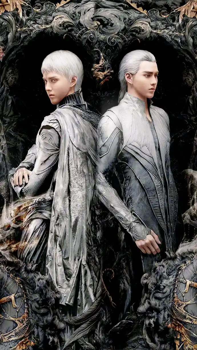 一组吴亦凡在爵迹中饰演银尘的绝美壁纸,最后一张超诱惑!